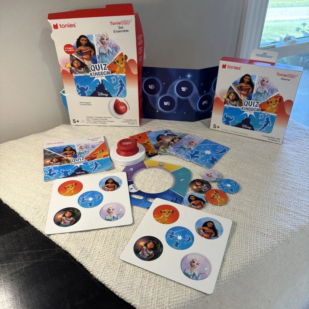 ToniePlay Complete Set Tonies Disney Quiz Kingdom Game and Controller